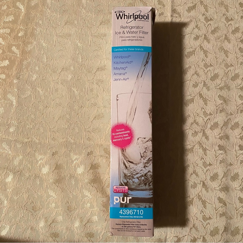 Whirlpool Refrigerator Ice & Water Replacement Filter 4396710 #W10214795